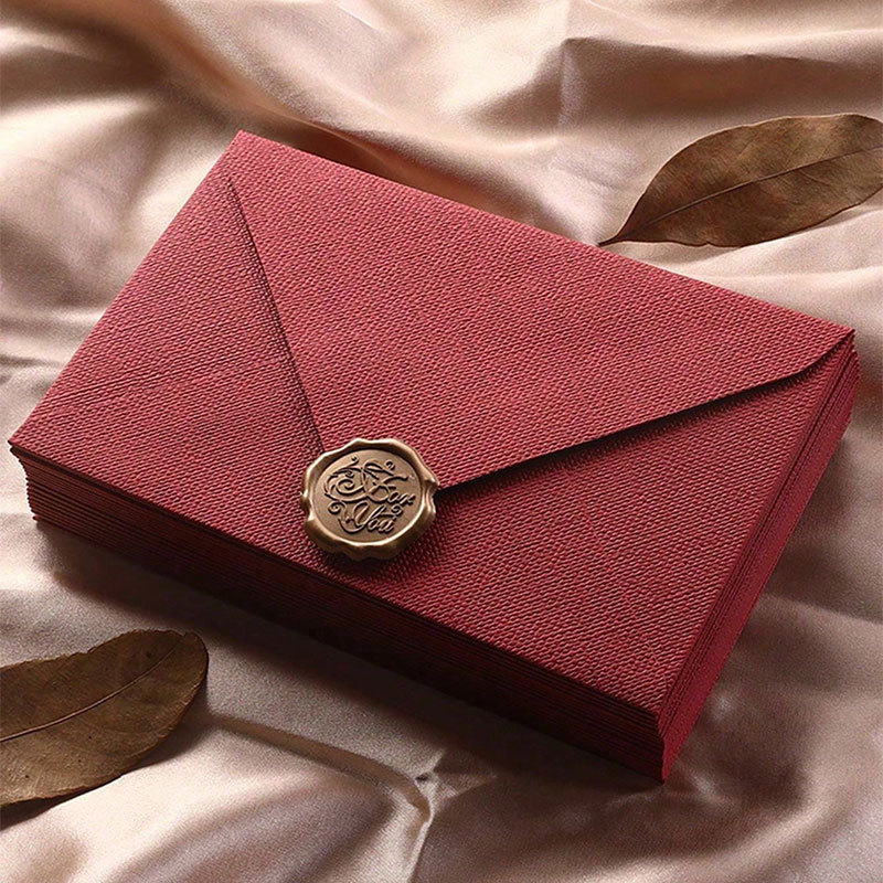 10 Set 16X11Cm Kartu Ucapan Te - Wax Seal Letter Kit ulasan dan harga