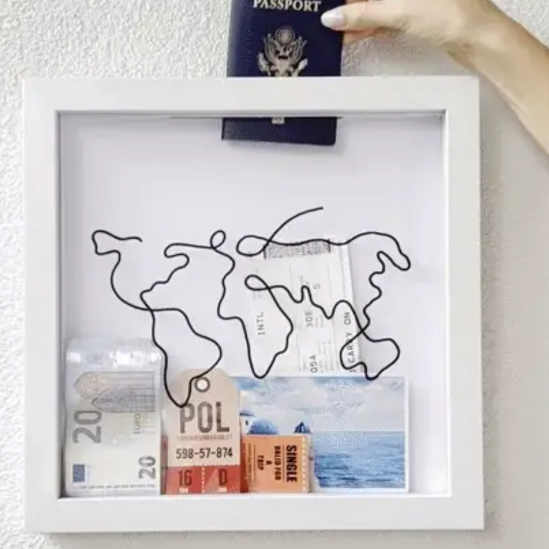 Rak Penyimpanan Kayu Bingkai F - Engraved Wood Frame ulasan dan harga