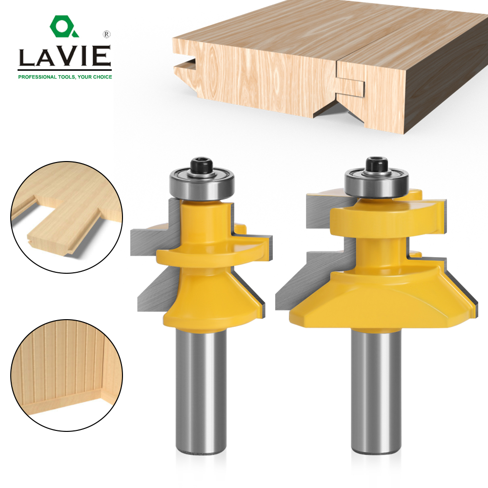 LaVie 2 Pcs 12 Mm 1/2 Shank 12 - Engraved Wood Frame ulasan dan harga