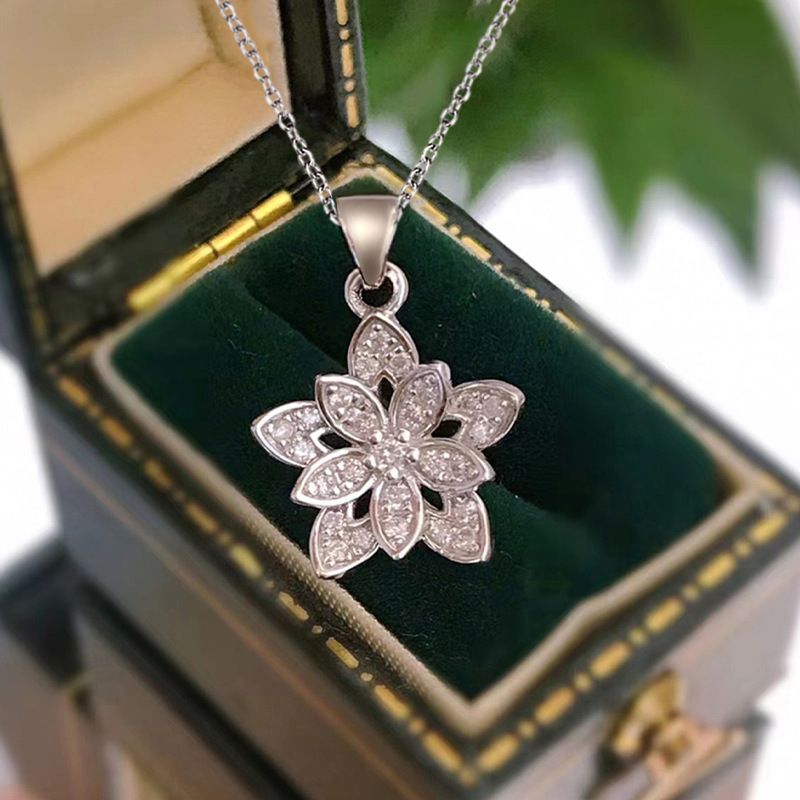 Kalung Bunga Perak Sterling 92 - Birth Flower Necklace ulasan dan harga