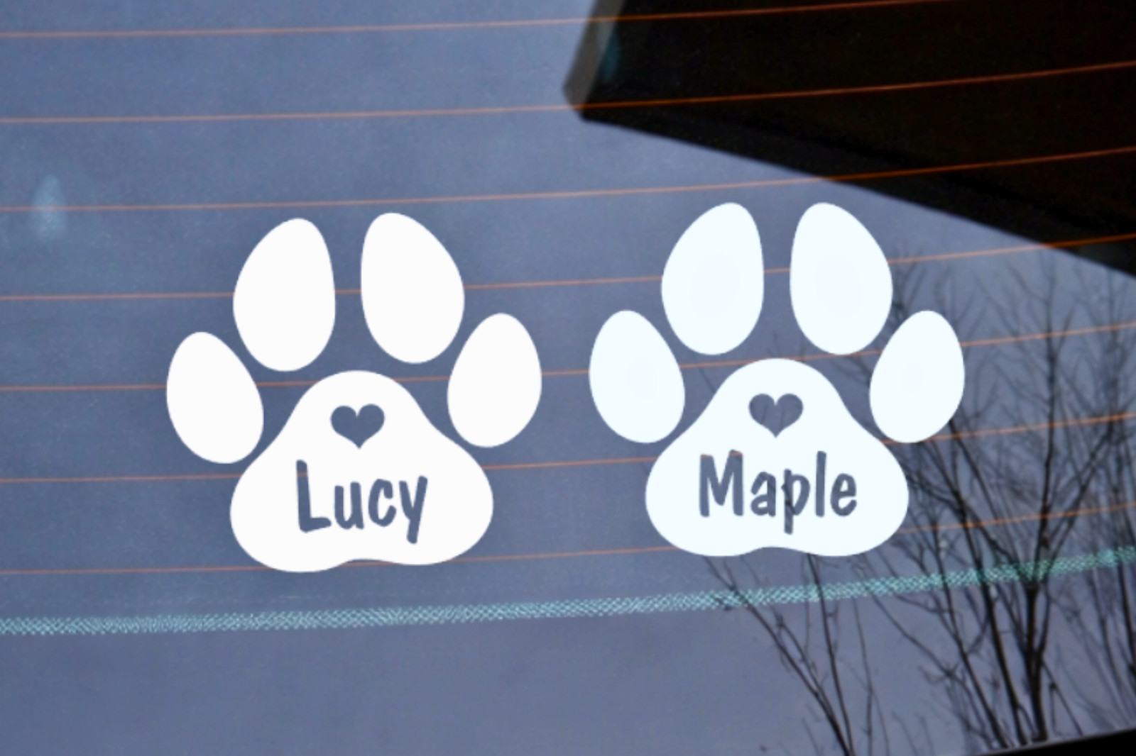 2 buah stiker cetakan kaki per - Pet Portrait Custom ulasan dan harga