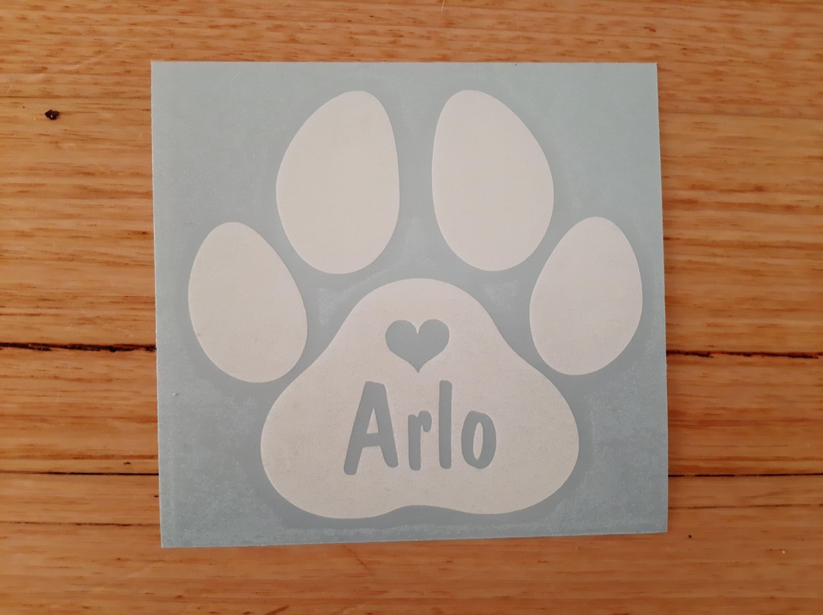 2 buah stiker cetakan kaki per - Pet Portrait Custom ulasan dan harga